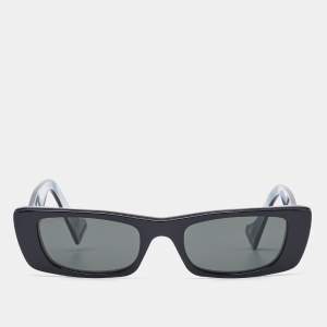 Gucci Black GG0516S Interlocking G Rectangle Sunglasses