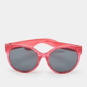 Gucci Pink/Black GG0035SA Interlocking G Oversized Sunglasses