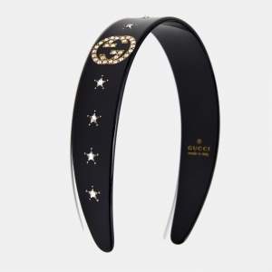 Gucci  GG Acetate Crystals Two Tone Head Band
