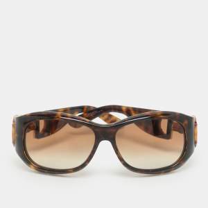 Gucci Brown Havana/Grey Gradient GG 2970/S Bamboo Horsebit Sunglasses