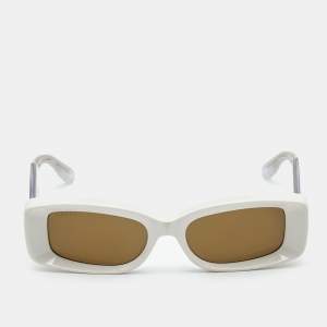 Gucci Ivory White/Black GG1528S Rectangle Sunglasses