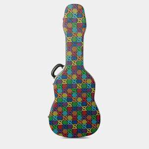 Pre Owned Gucci GG Supreme Psychedelic Guitar Case