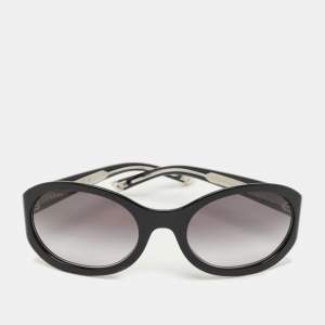Pre Owned Gucci Black Gradient GG2012S Oval Sunglasses