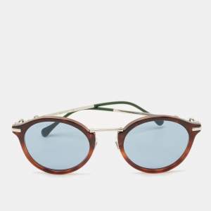 مملوكة مسبقًا Gucci Black/Green GG0917S Round Sunglasses