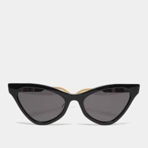 Pre Owned Gucci Black GG0597S Interlocking G Cat Eye Sunglasses