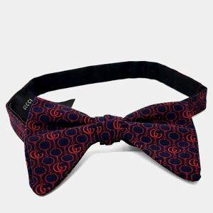 Pre Owned Gucci Silk bow tie