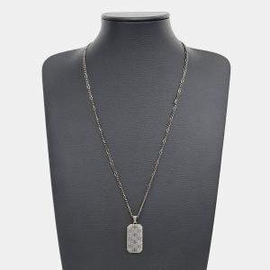Pre Owned Gucci Silver Necklace