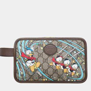 مملوكة مسبقًا Gucci Multicolor Canvas x Disney GG Printed Pouch