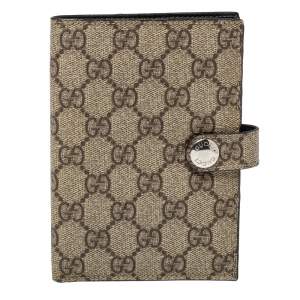 مملوكة مسبقًا جراب جواز سفر غوتشي كانفاس سوبريم جي جي بيج