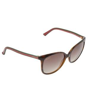 Gucci Havana/Brown Gradient Web GG3649 Wayfarer Sunglasses