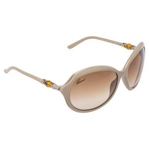 Gucci Beige/Brown GG3130/S Oversized Sunglasses