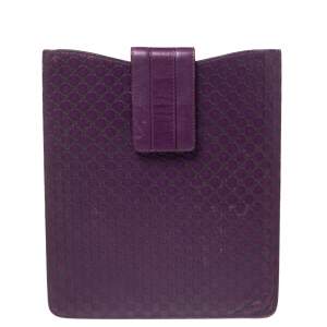Gucci Purple Microguccissima Leather Tablet Case