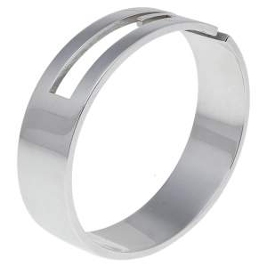 مملوكة مسبقًا سوار غوتشي فضة إسترليني بالشعار