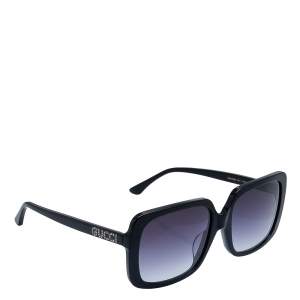 مملوكة مسبقًا Gucci Black / Grey Gradient GG0728SA Square Sunglasses