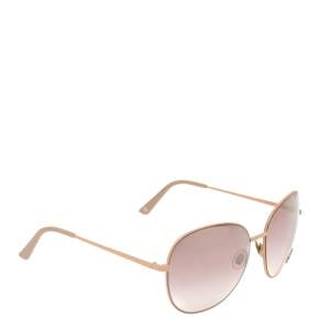 مملوكة مسبقًا Gucci Beige GG2899/S Oval Gradient Sunglasses