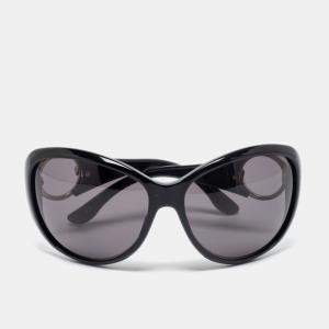 Pre Owned Gucci Black GG 3030/S Oversized Sunglasses 