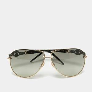 مملوكة مسبقًا Gucci Black GG4225/S  Gradient Aviator Sunglasses