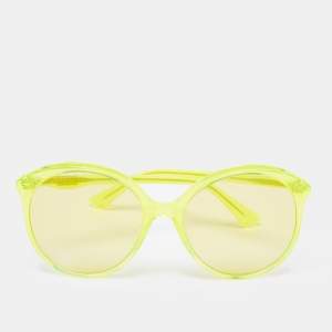 Gucci Fluo Green/ Green GG0257S Oversized Sunglasses