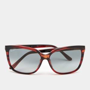 Pre Owned Gucci Red/Black GG3522/B/F/S Gradient Sunglasses