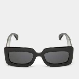 Gucci Black GG0811S Rectangle Sunglasses