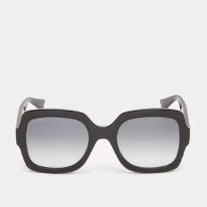 Gucci Black Gradient Square Sunglasses 