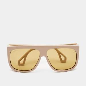 Gucci Beige GG0467S Rectangular Sunglasses