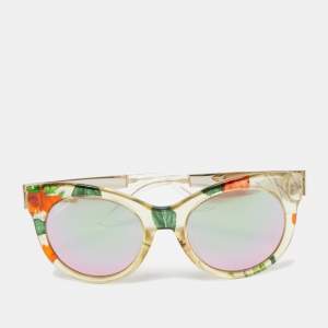 Gucci Multicolor Printed GG 3740/S Cat Eye Sunglasses