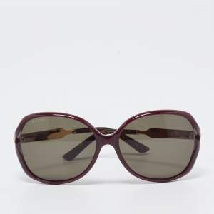Gucci Burgundy/Black GG00765 Butterfly Sunglasses