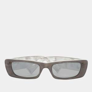Gucci Silver Mirrored GG0516S Rectangular Sunglasses
