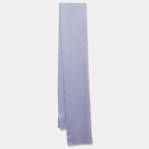 Gucci Purple Guccissima Cashmere Scarf