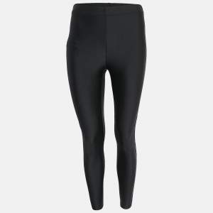 Gucci Black Side Stripe Trim Jersey Leggings XS