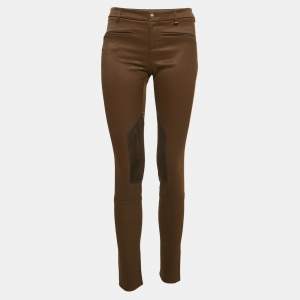 Gucci Brown Cotton Blend Gabardine Breeches Pants S