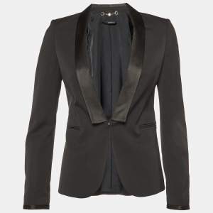 Gucci Black Wool Tuxedo Blazer S