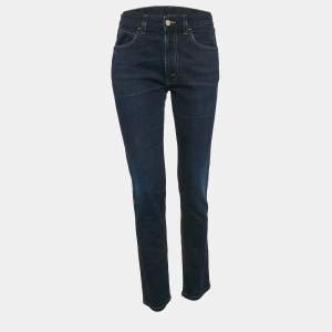 Gucci Navy Blue washed Denim Skinny Jeans L Waist 32"