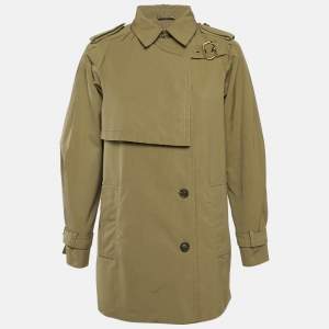 Gucci Brown Cotton Blend Trench Coat M