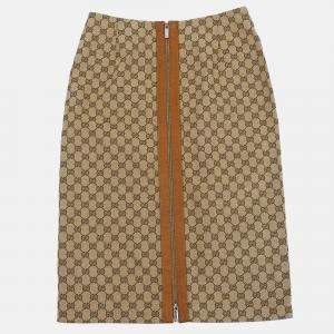 Gucci Beige Cotton Polyster Skirt