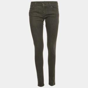 Pre Owned Gucci Black Denim Feusaux Jeans S