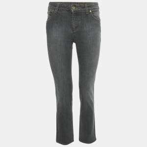 Pre Owned بنطلون جينز غوتشي سكيني دينم رمادي خصر 27 بوصة