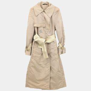 Pre Owned Gucci Coat Beige UP51 IT 42