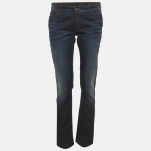 Pre Owned Gucci Blue Denim Skinny Jeans M/Waist 30"