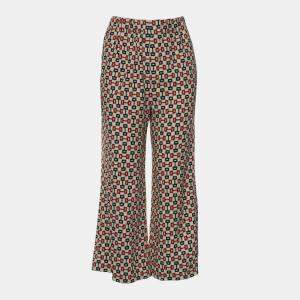 Pre Owned Gucci Pattern Printed Trousers