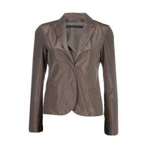 Gucci Brown Silk Blazer S