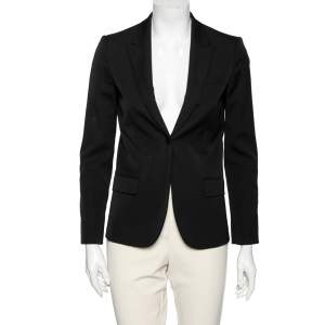 Gucci Black Wool Single Breasted Blazer S