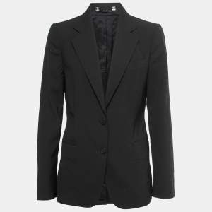 Gucci Black Wool Single Breasted Blazer M