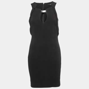 Gucci Black Silk Sleeveless Short Dress S