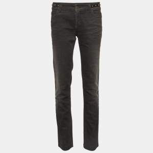 Gucci Black Washed Denim Legging Jeans S/Waist 31"