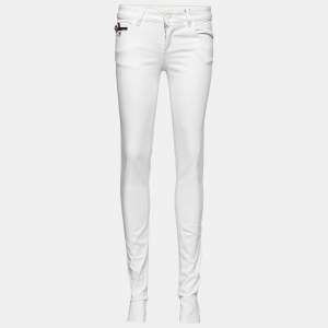 Gucci White Denim Slim Fit Legging Jeans S/Waist 30"
