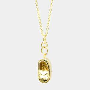 Gucci Bit Loafer Necklace Yellow Gold 18K No Stone Necklace Gold