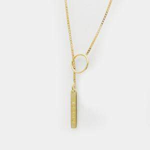 Pre Owned Gucci Lariat Necklace Yellow Gold 18K Necklace Gold