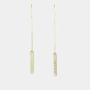 مملوكة مسبقًا Gucci Lariat Earrings 18K Yellow Gold Drop Earrings Gold